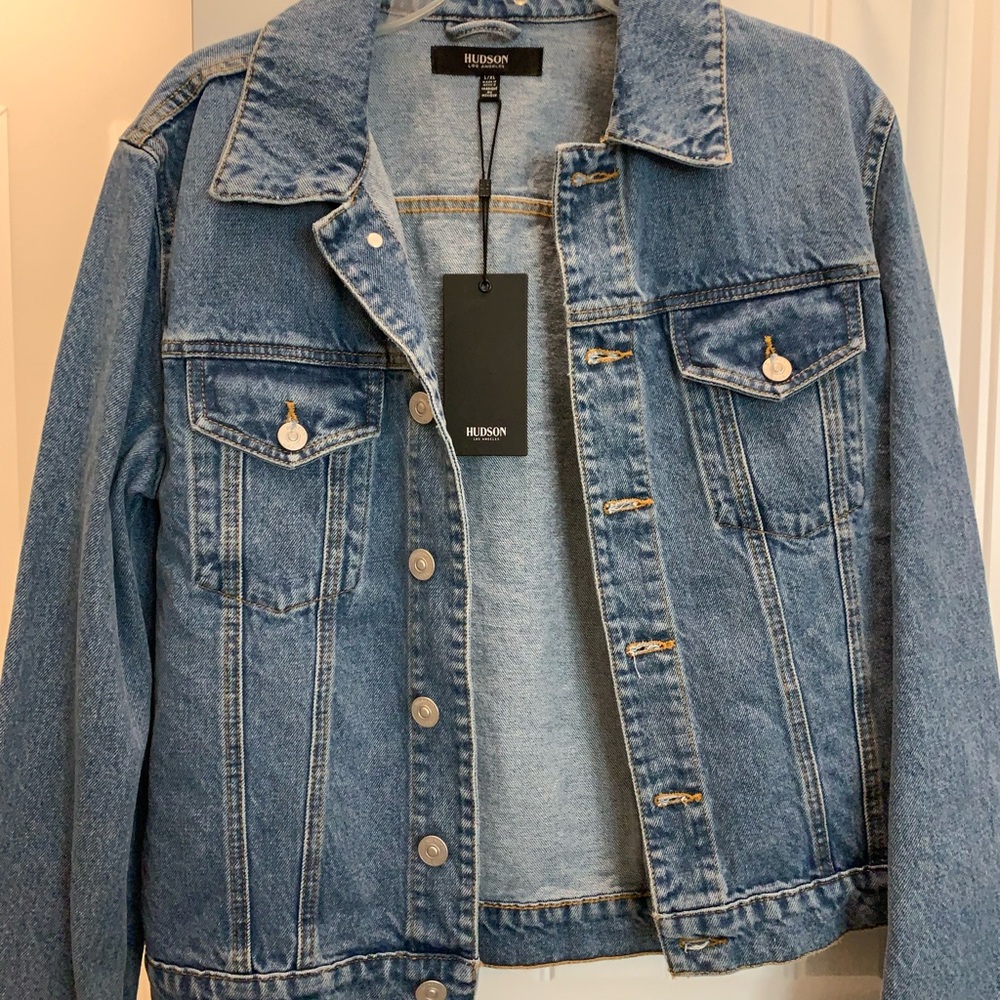 Hudson Jeans Classic Blue Denim Jacket